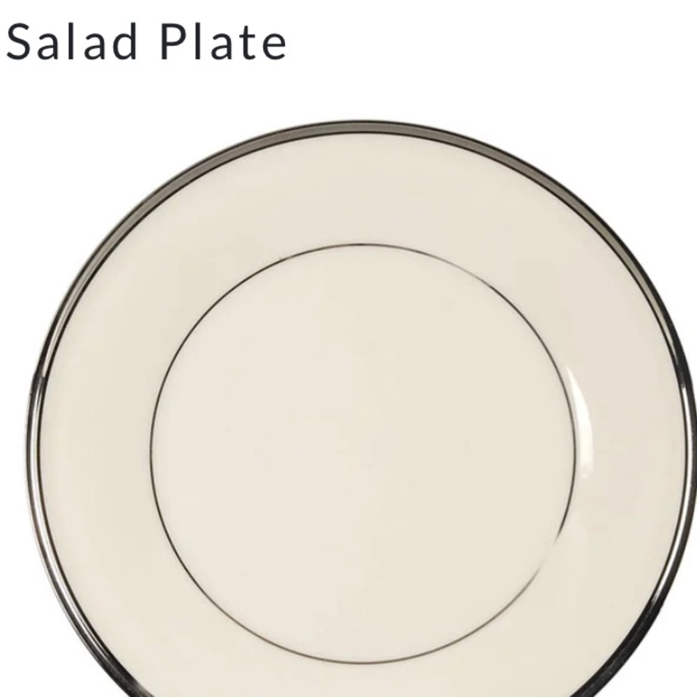 Lenox solitaire salad plate